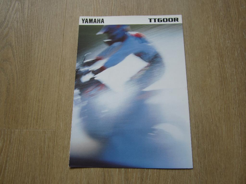 Yamaha TT 600 R brochure folder 1998, Motoren, Handleidingen en Instructieboekjes, Yamaha, Ophalen of Verzenden