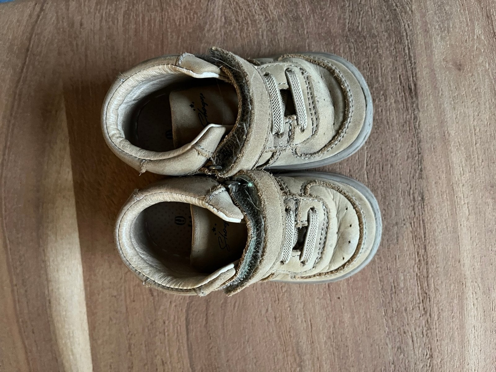Shoesme lederen schoentjes maat 20 beige, Kinderen en Baby's, Babykleding | Schoentjes en Sokjes, Ophalen of Verzenden, Zo goed als nieuw