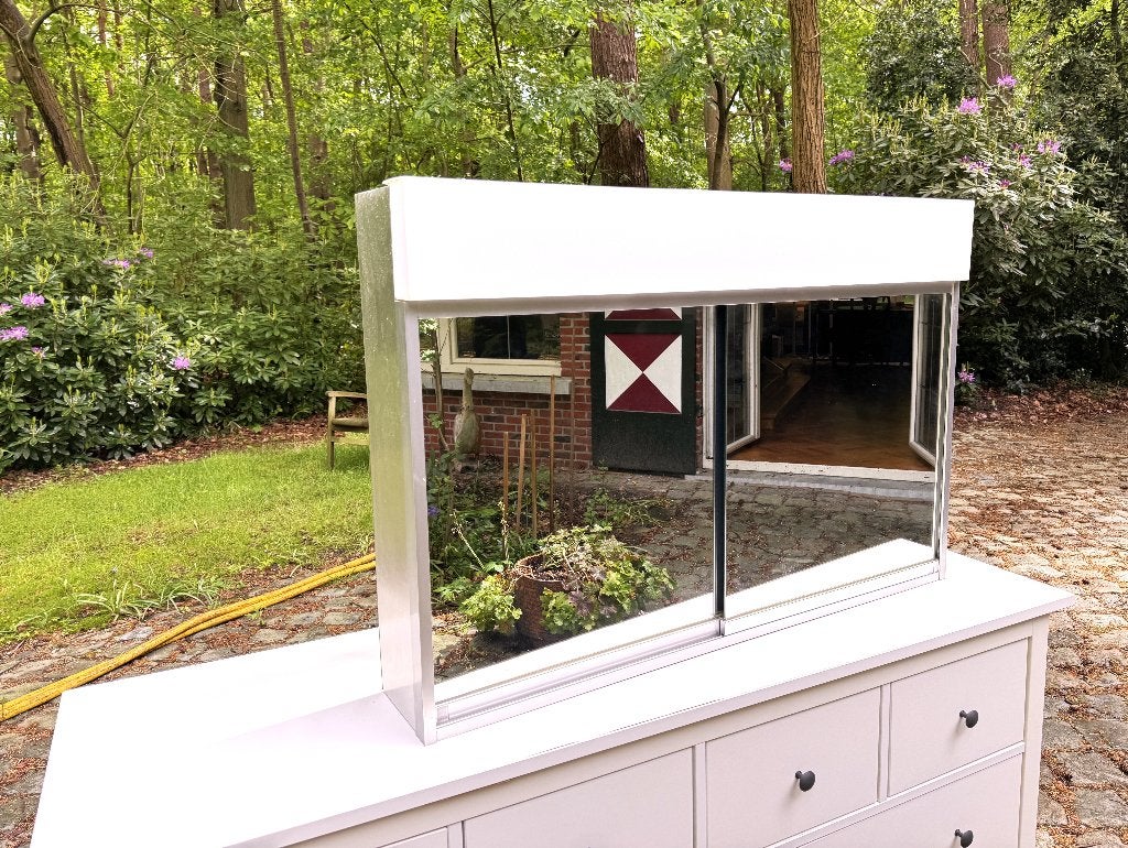 Badkamerkast spiegelkast B 104 x H 70 x D 20cm. Aluminium, Ophalen, 100 tot 150 cm, Minder dan 25 cm, Minder dan 100 cm