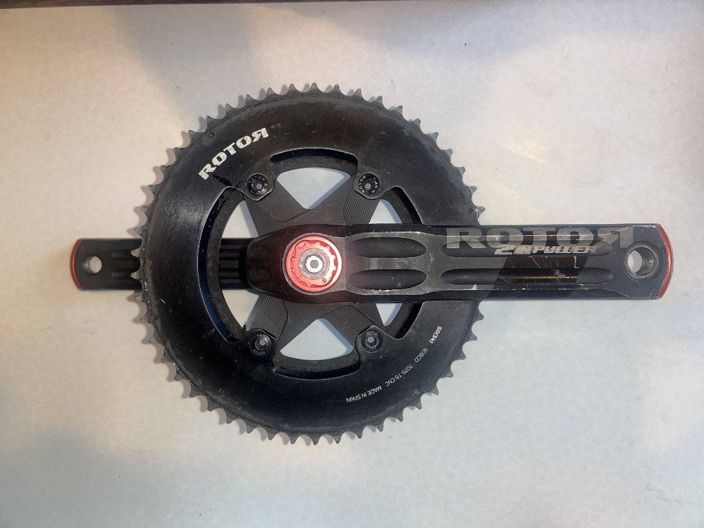Rotor 2INpower dubbelzijdige powermeter, Ophalen of Verzenden, Gebruikt, Crankstel of Pedalen, Rotor
