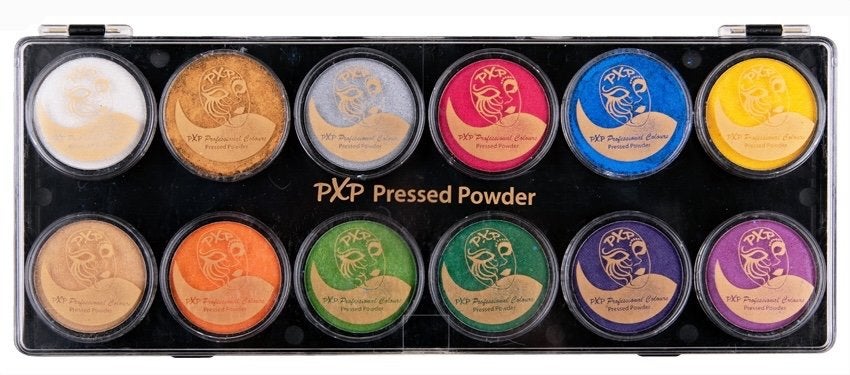 PXP Pressed powder palette pearl kleuren, Ophalen, Overige kleuren, Gehele gezicht, Zo goed als nieuw