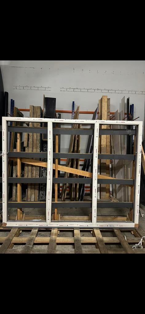 Kunststof kozijnen aluplast 7000 NL Blockprofiel, Kunststof, Raamkozijn, Ophalen of Verzenden, Zo goed als nieuw