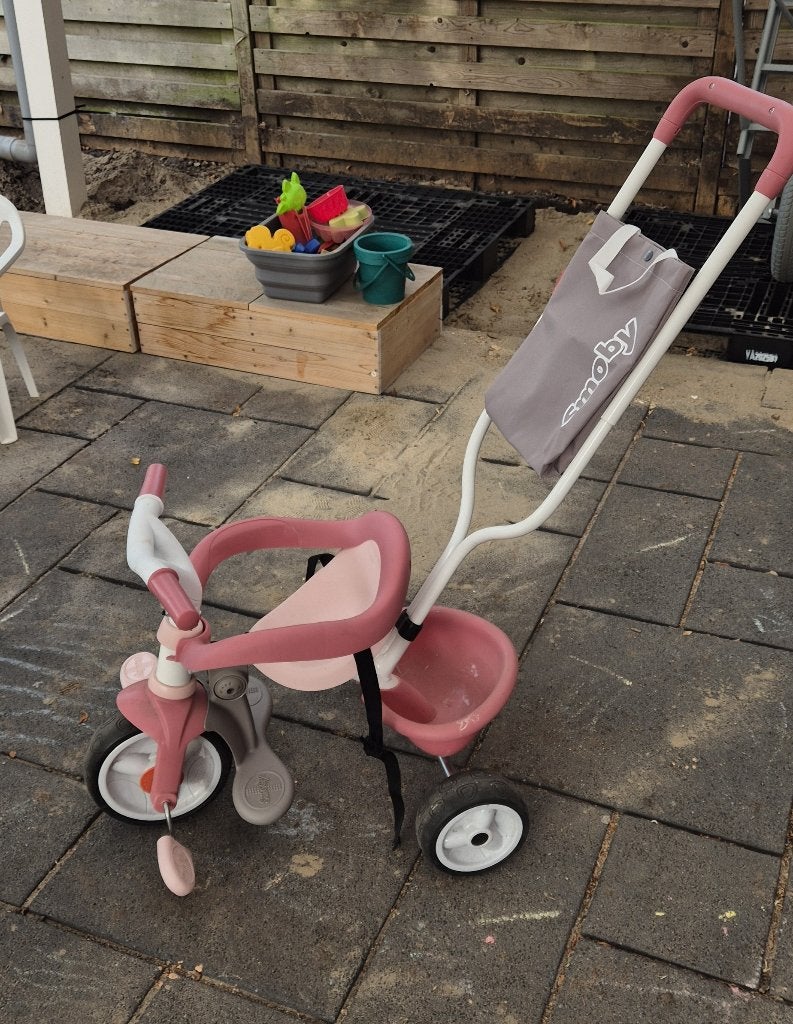 Smoby Be Move Comfort Pink pastel, Fietsen en Brommers, Ophalen, Duwstang