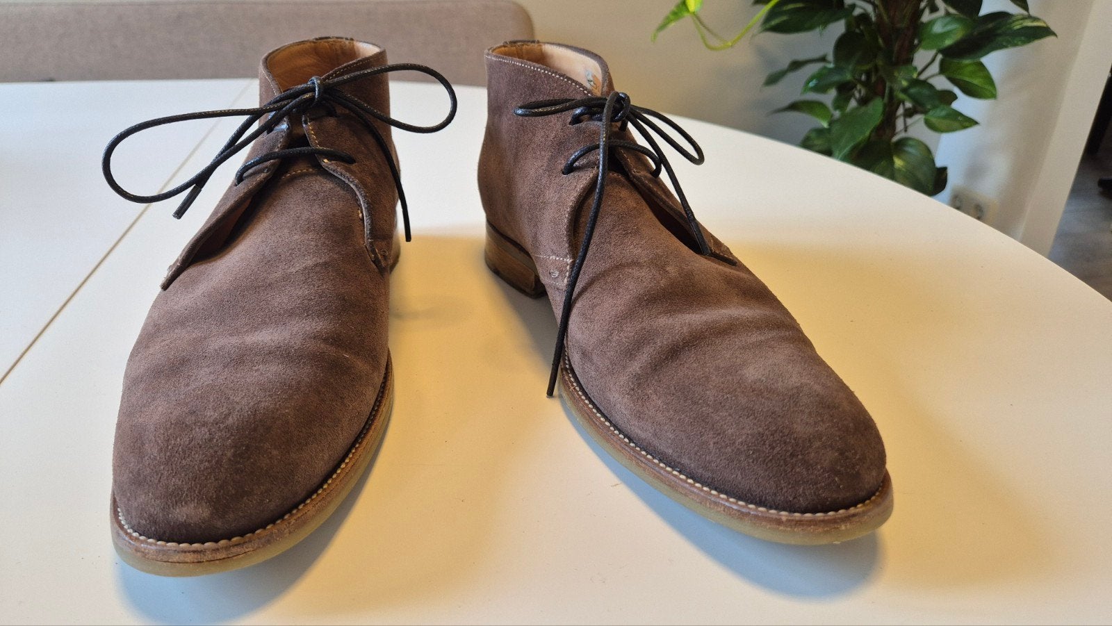 Bexleys Warwick boots maat 42,5 bruin suède, Bruin, Boots, Ophalen of Verzenden, Zo goed als nieuw