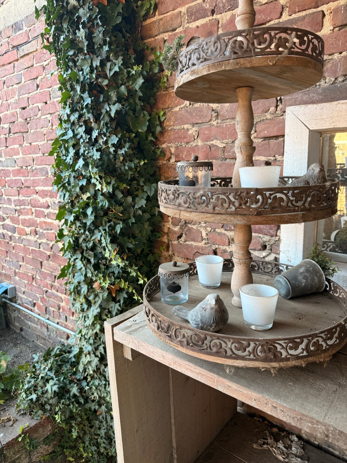 Mooie etagère - 85 cm hoog, 45 cm breed, Huis en Inrichting, Woonaccessoires | Etagères, Ophalen, Gebruikt, Etagère, Hout
