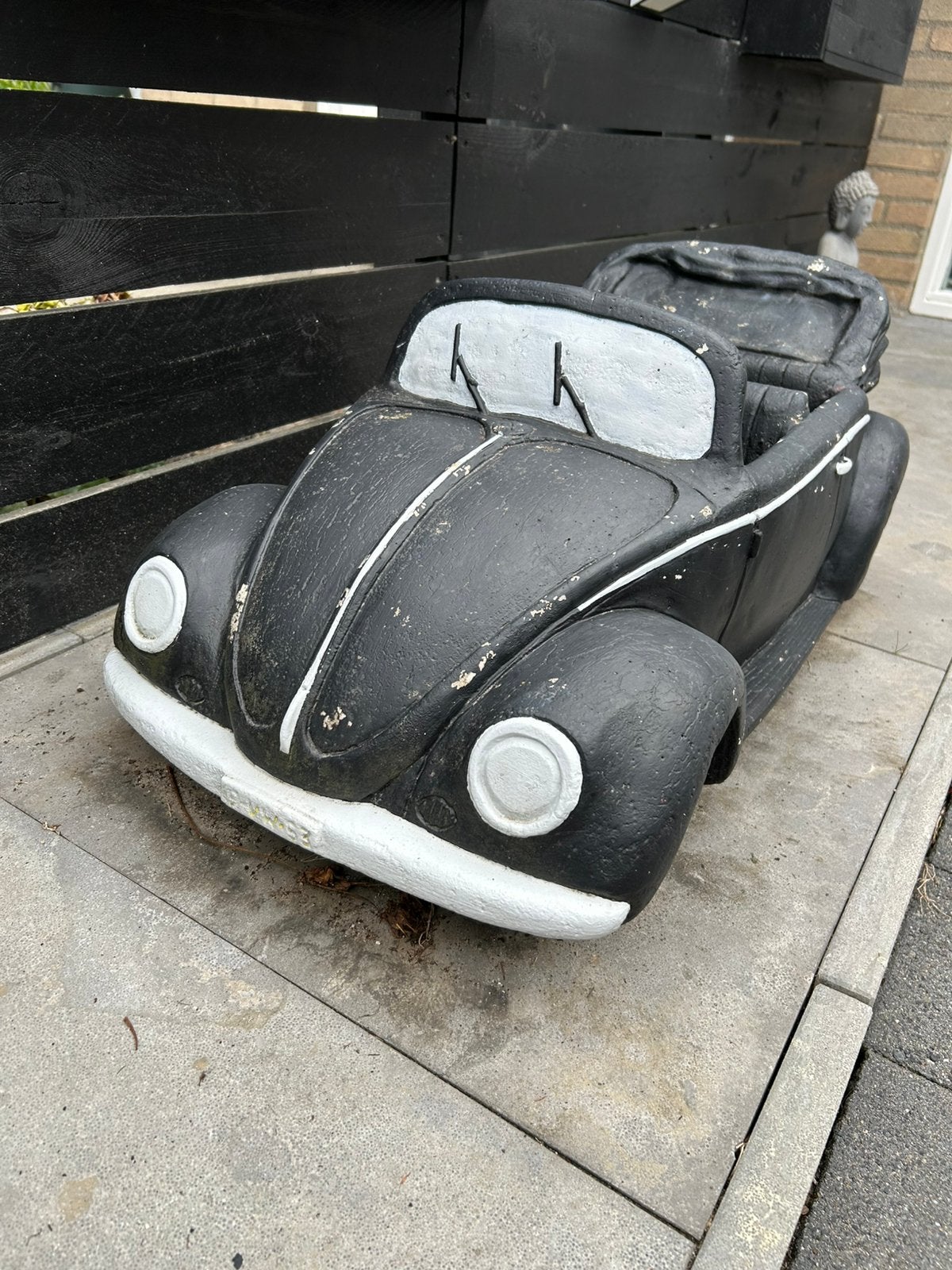 Vw kever van beton, Tuin en Terras, Ophalen, Gebruikt