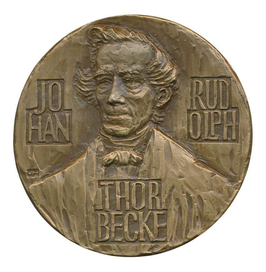 Nederland Thorbecke 100 jaar later penning 1972, Ophalen of Verzenden, Overige materialen, Nederland