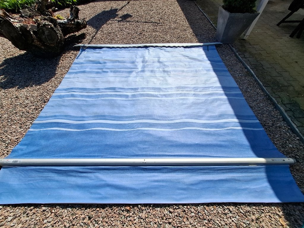 Caravanstore 07 Fiamma zakluifel luifel 280cm blauw, Caravans en Kamperen, Ophalen, Gebruikt