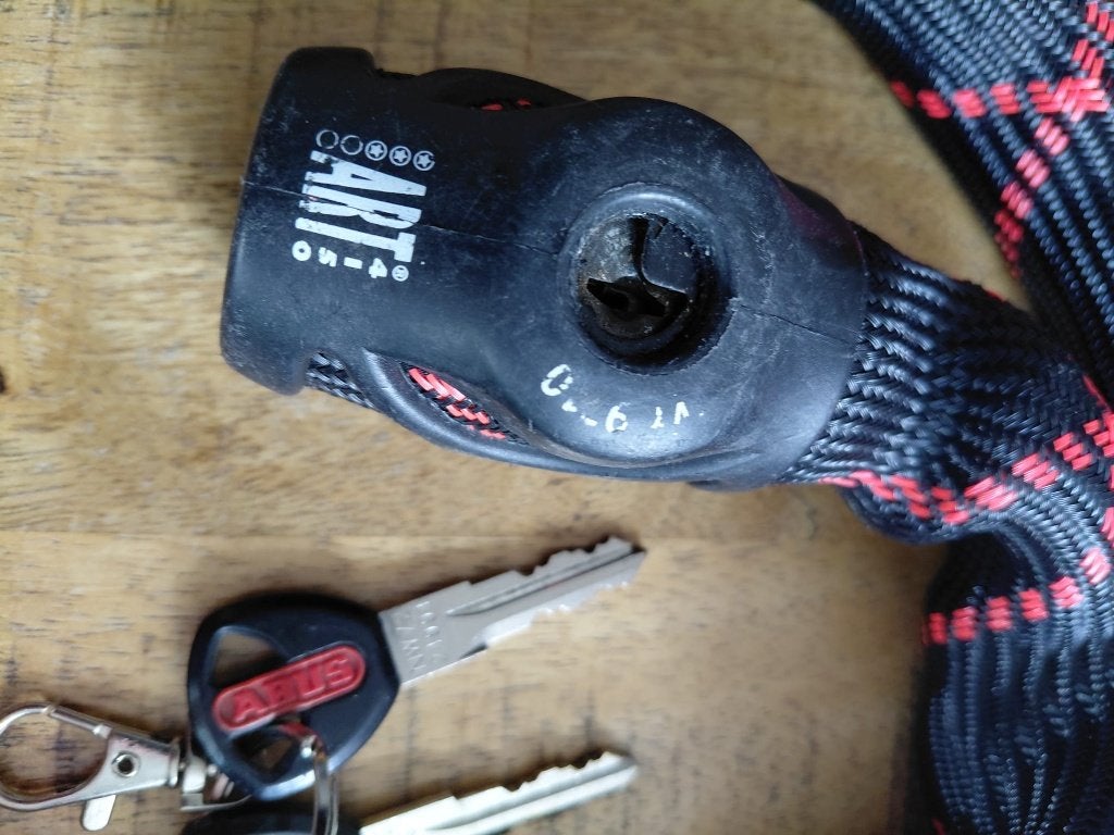 kettingslot 125 cm lang, Fietsen en Brommers, Ophalen, Nieuw, Kettingslot