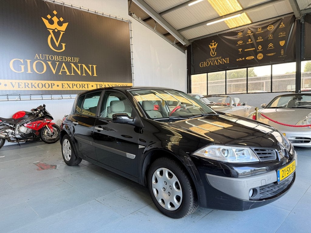 Renault Mégane 1.6-16V Tech Line inruil mogelijk, Gebruikt, Zwart, Origineel Nederlands, Bedrijf