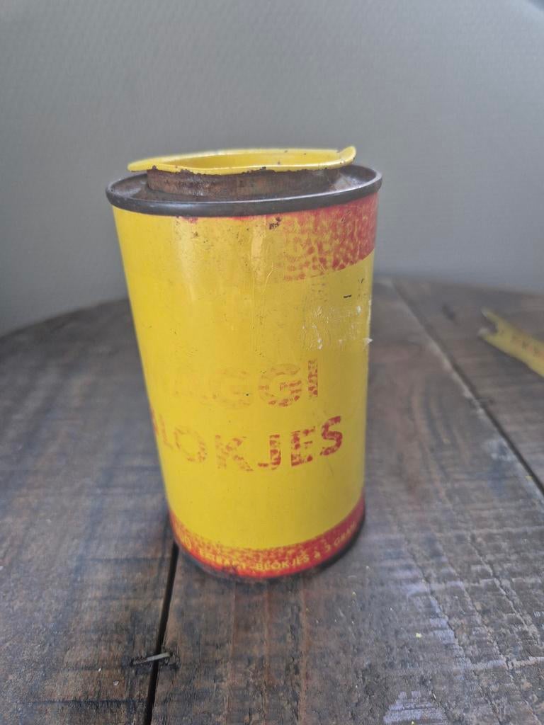 Maggi blikje, Verzamelen, Blikken, Ophalen of Verzenden, Gebruikt, Overige