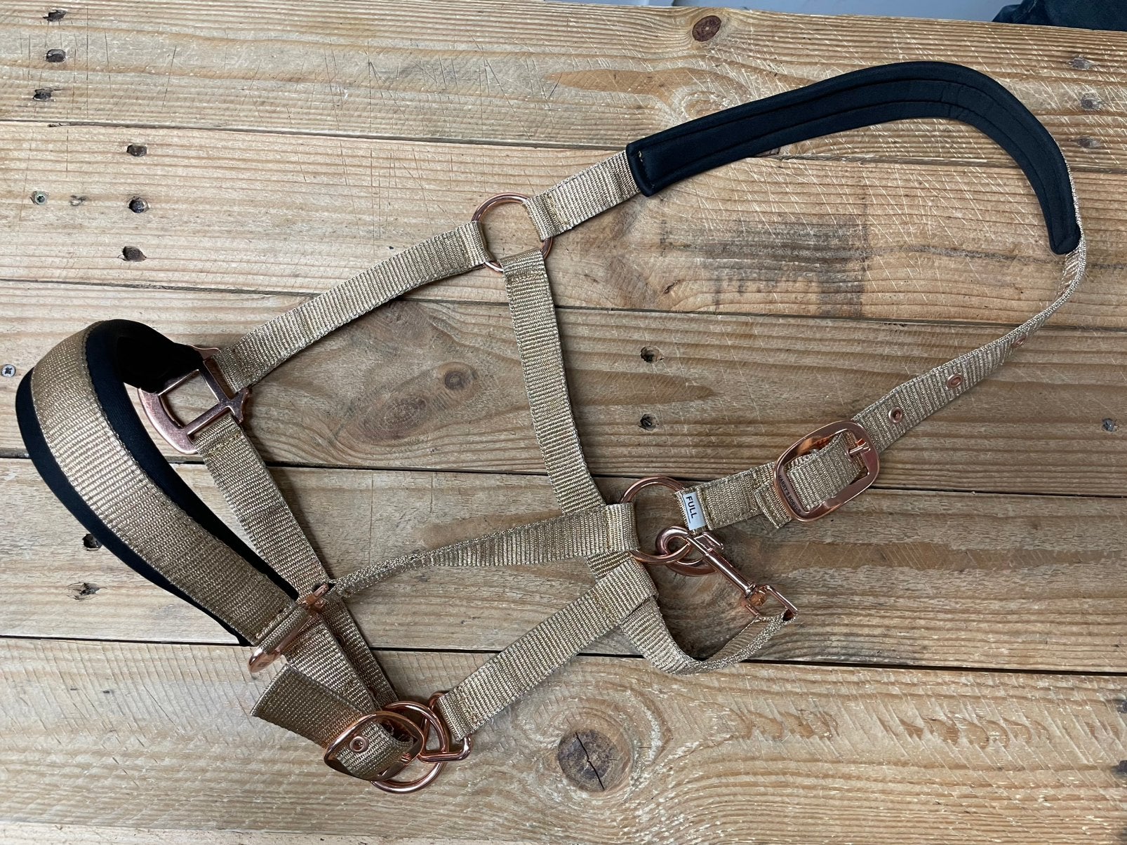 Harry’s horse halsters Full goud nieuw, Ophalen of Verzenden, Nieuw, Goud, Full