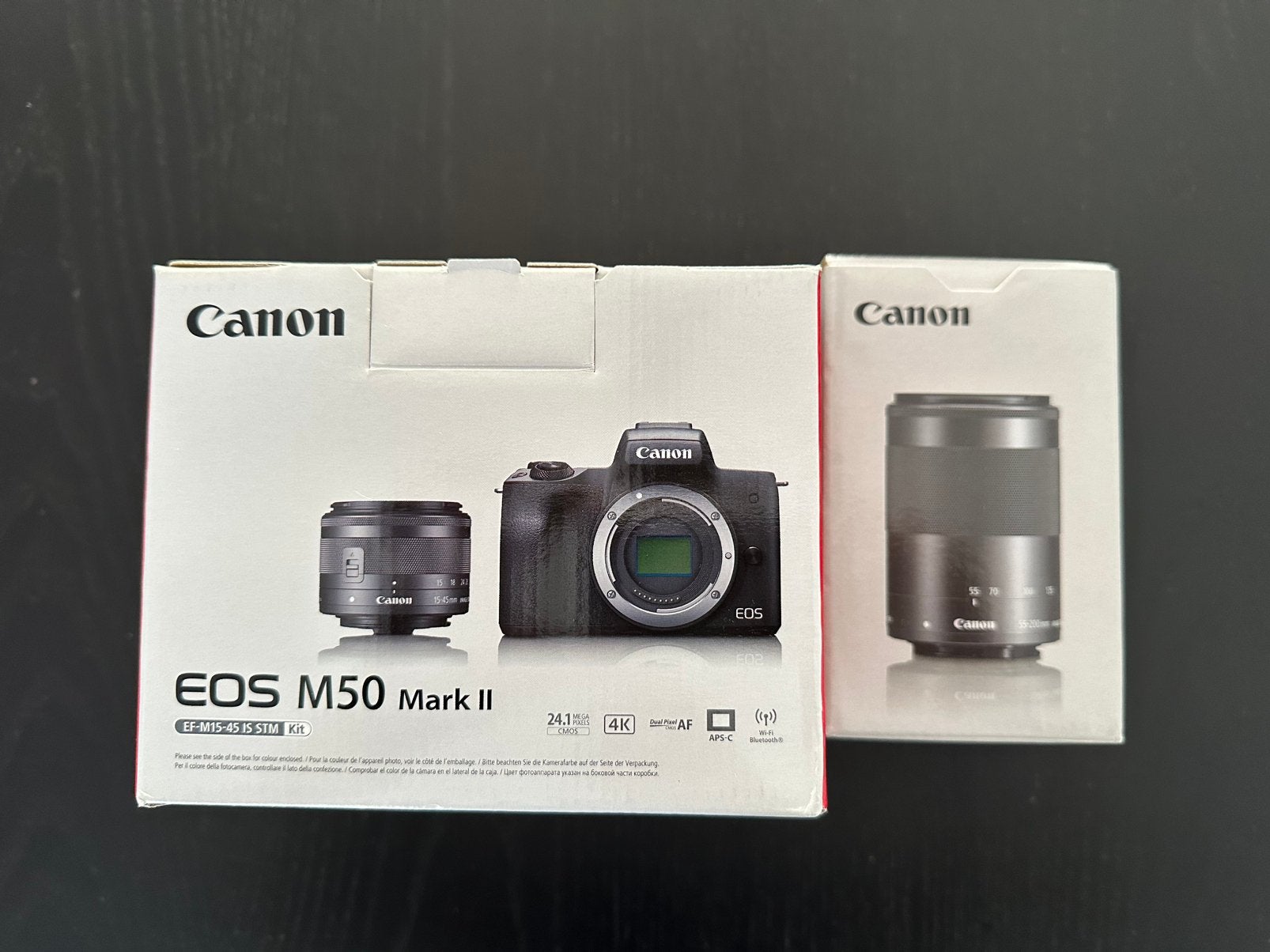 Canon EOS M50 Mark II + EF-M 15-45 kitlens, Audio, Tv en Foto, Fotocamera's Digitaal, Canon, Compact, Ophalen of Verzenden, Zo goed als nieuw