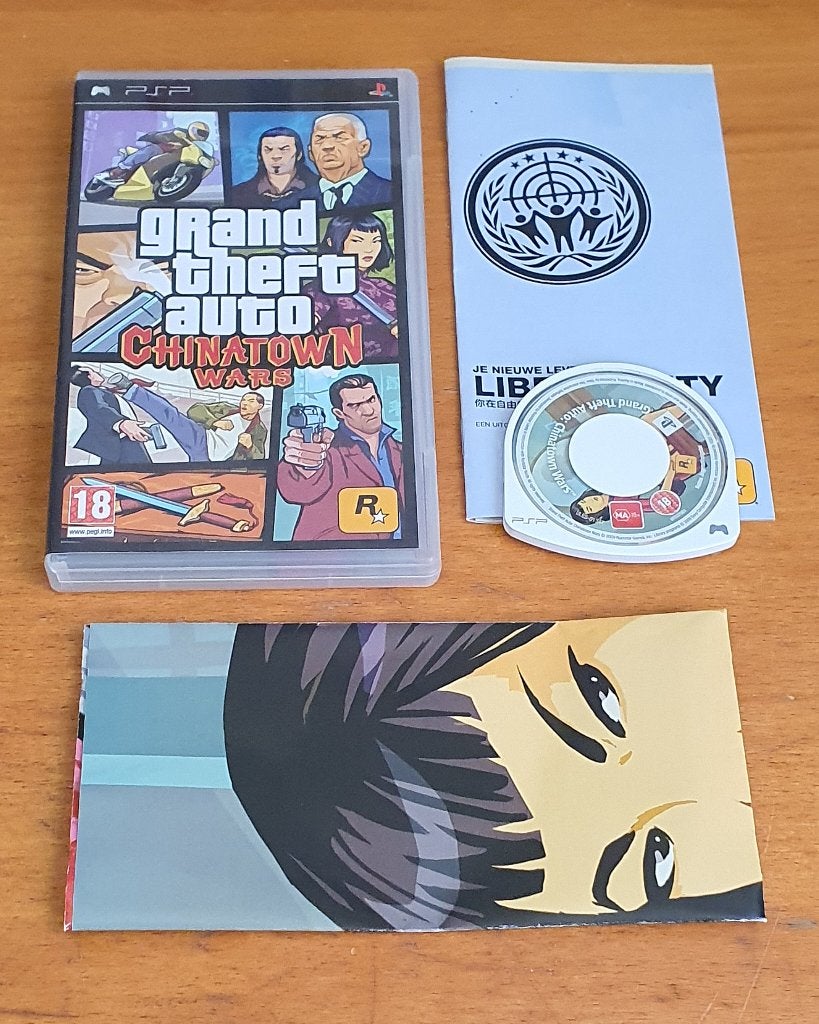 PSP | Grand Theft Auto Chinatown Wars met POSTER MAP, Avontuur en Actie, Gebruikt, Vanaf 18 jaar, 1 speler
