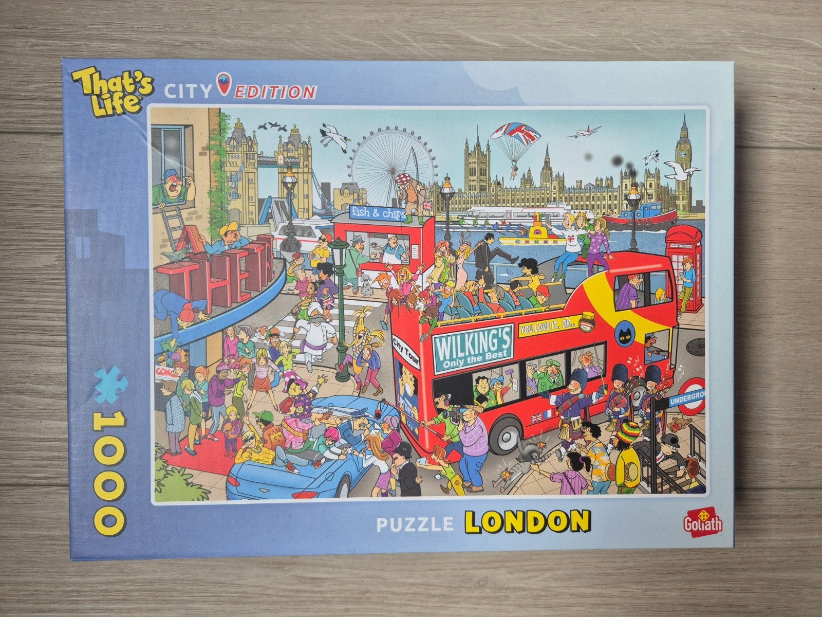 puzzel thats life london nieuw, Ophalen, 500 t/m 1500 stukjes, Nieuw