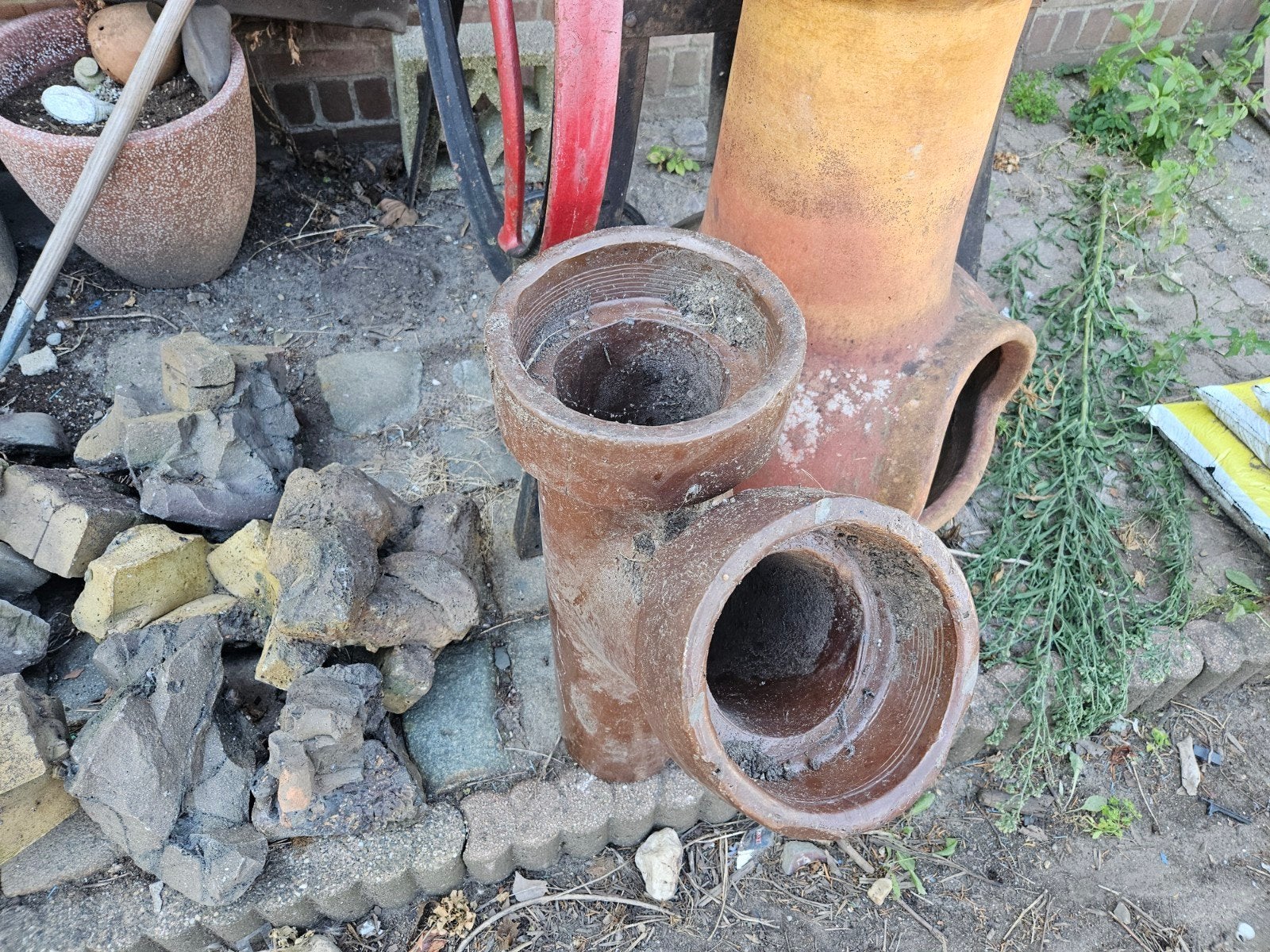 gratis gresbuizen, Tuin en Terras, Ophalen, Gebruikt, Minder dan 30 cm, Rond