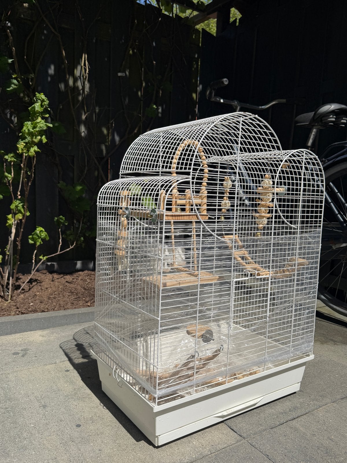 Grote vogelkooi te koop, Ophalen of Verzenden, Zo goed als nieuw, Metaal, Vogelkooi