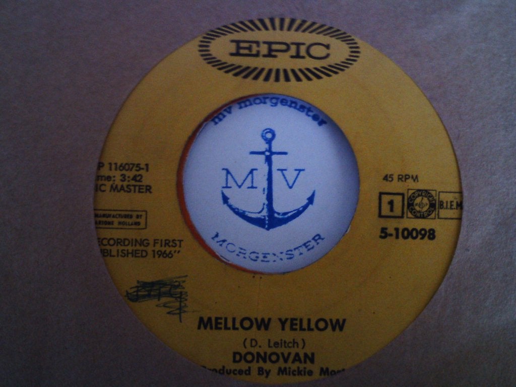Donovan - Mellow Yellow // sunny south kensington 25s, Cd's en Dvd's, 7 inch, Ophalen of Verzenden, Zo goed als nieuw, Pop