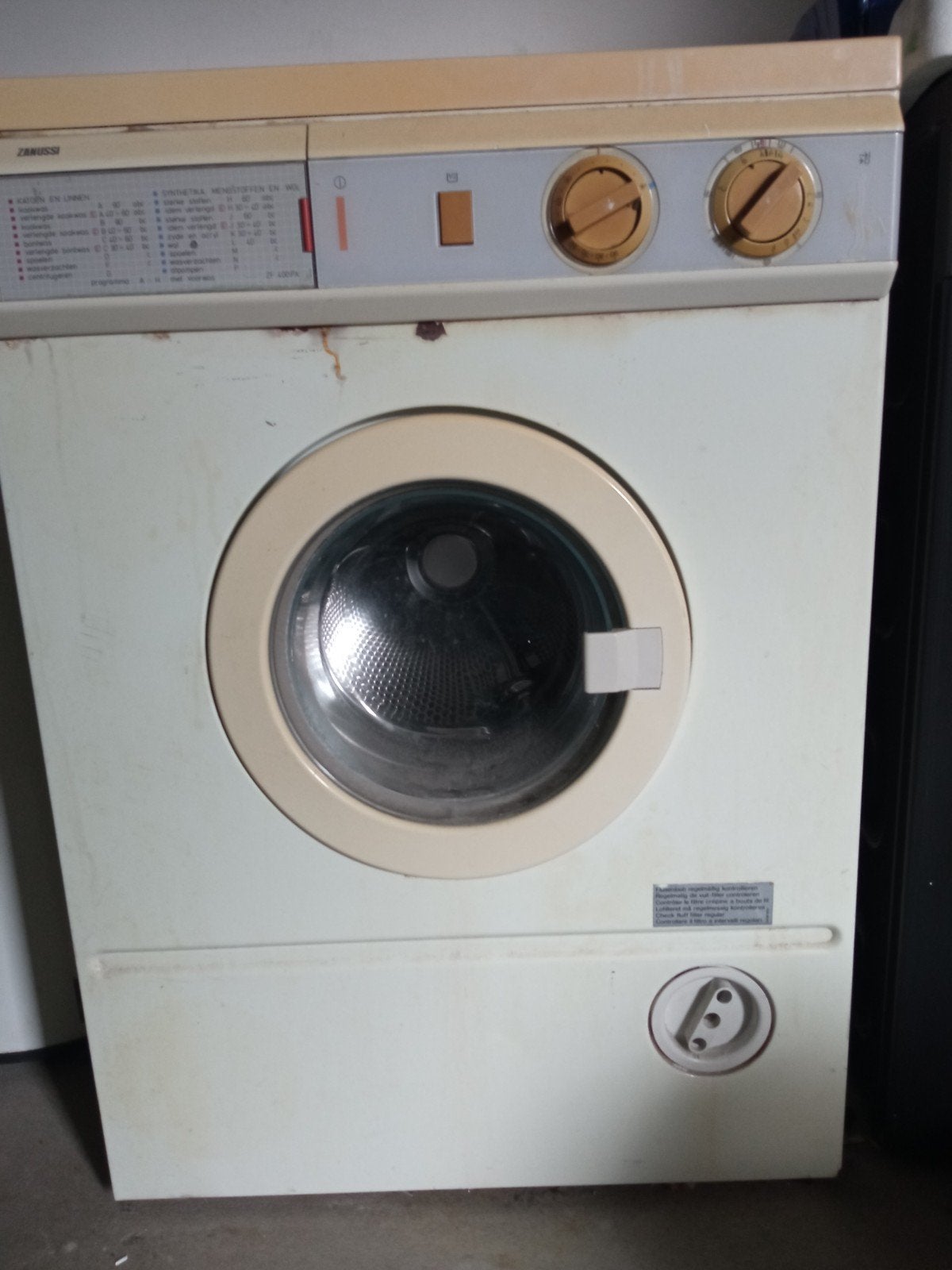 Zanussi wasmachine en incomplete Thomas centrifuge oud ijzer, Ophalen, Overige typen