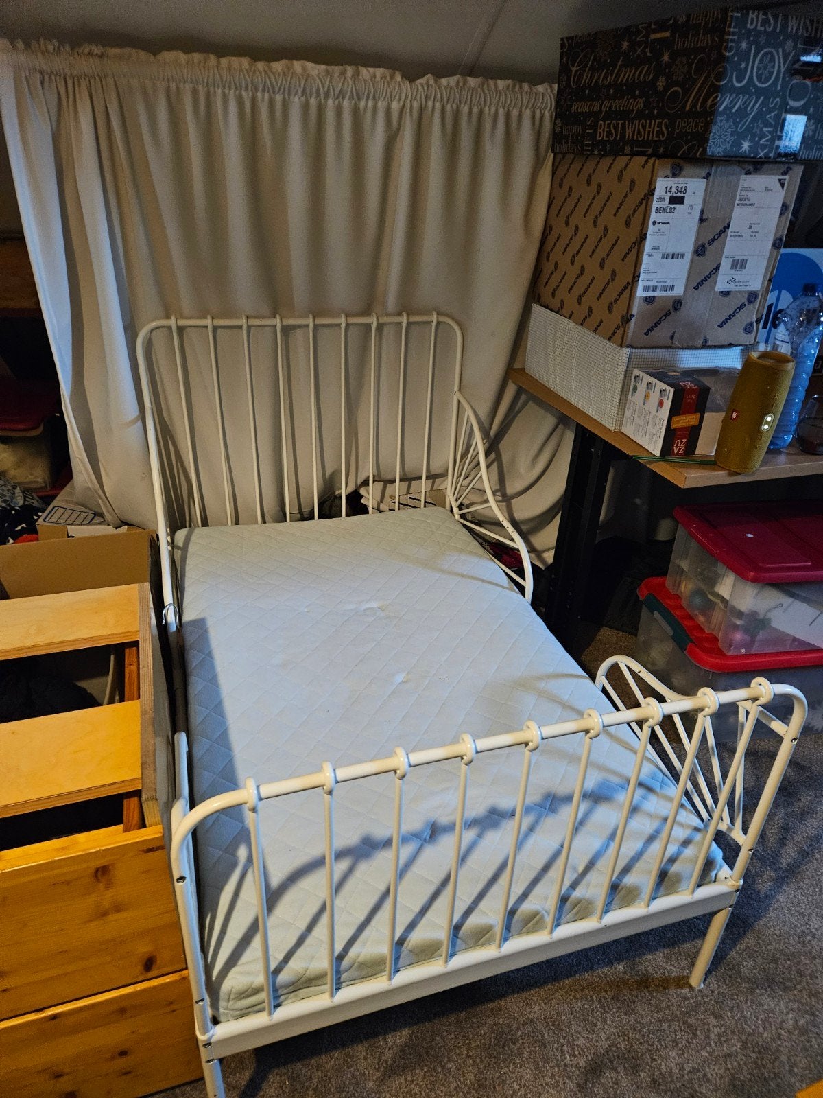 MINNEN - Ikea 
Meegroeibed, Ophalen, Gebruikt, Ledikant