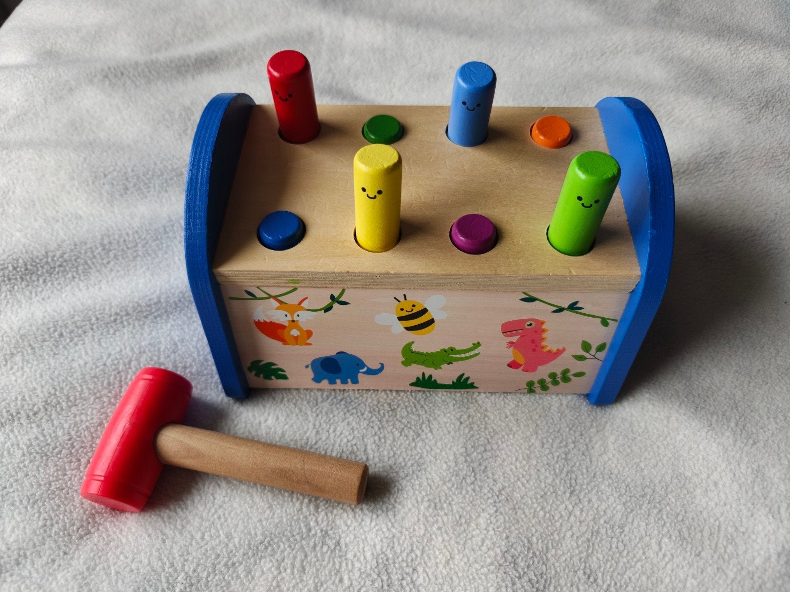 Playtive Houten Hamerbank met Hamer - Educatief Speelgoed, Ophalen of Verzenden, Gebruikt, Overige typen