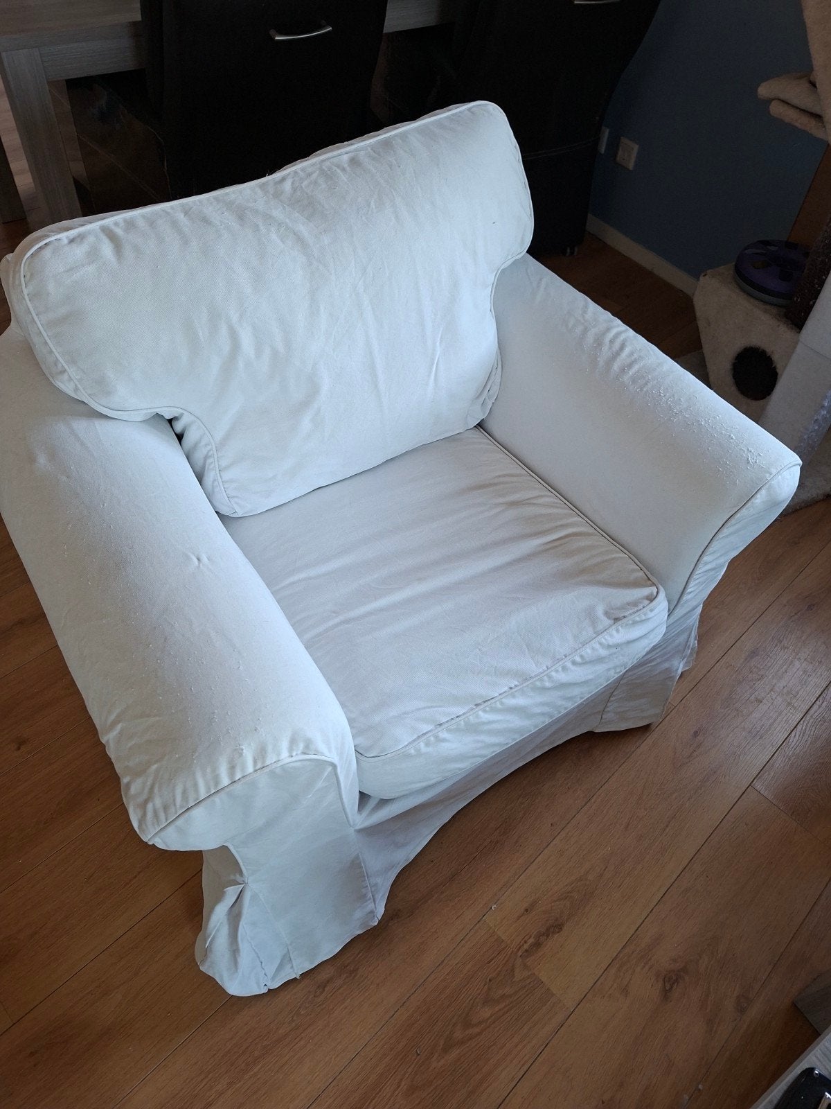 IKEA Ektorp fauteuil met lichte gebruikssporen, Ophalen, Gebruikt, Eenpersoons, 75 tot 100 cm