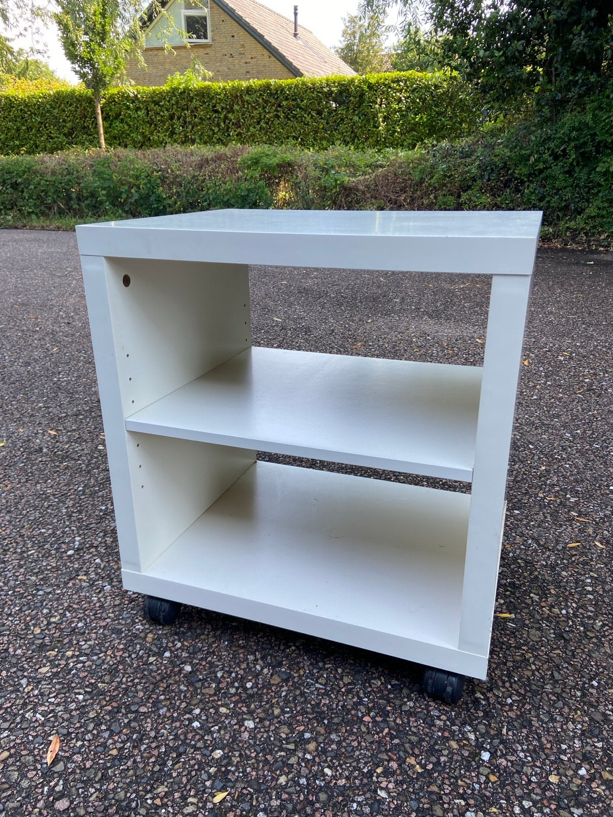 IKEA Nachtkastje op wieltjes - Wit, Ophalen, Gebruikt, Minder dan 45 cm, Minder dan 55 cm