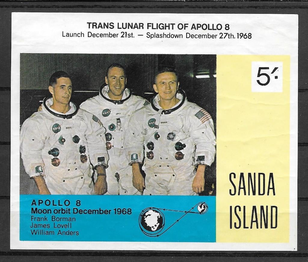 UK - Sanda Island 1968 Apollo 8, Postzegels en Munten, Verzenden, Postfris