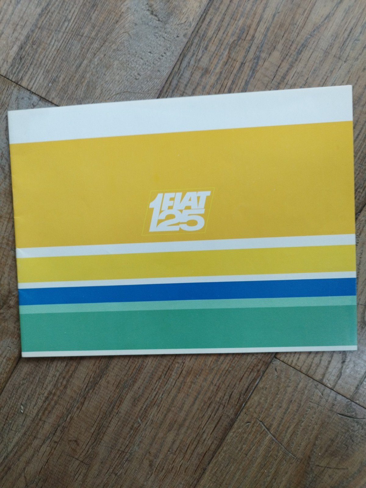 Fiat 125 brochure uit 1968 - Origineel en zeldzaam, Ophalen of Verzenden, Zo goed als nieuw, Fiat