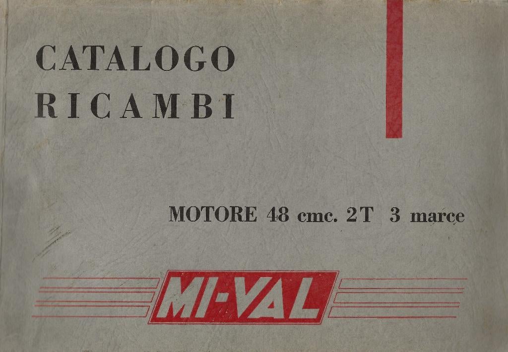 Mi Val motore parts list catalogo bromfiets (miv), Ophalen of Verzenden, Zo goed als nieuw