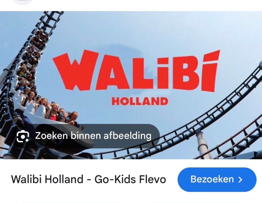 Tickets Walibi Holland 2 personen, Ophalen of Verzenden