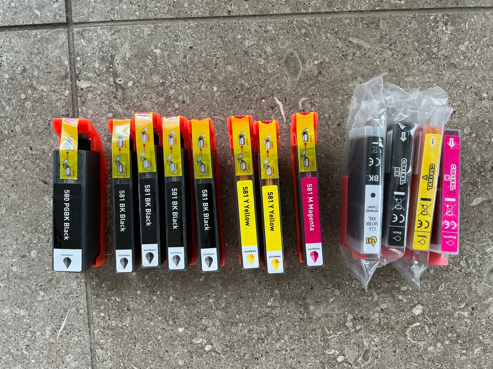 Printerinkt - Black-Yellow-Magenta = nieuw (KWF), Ophalen of Verzenden, Nieuw