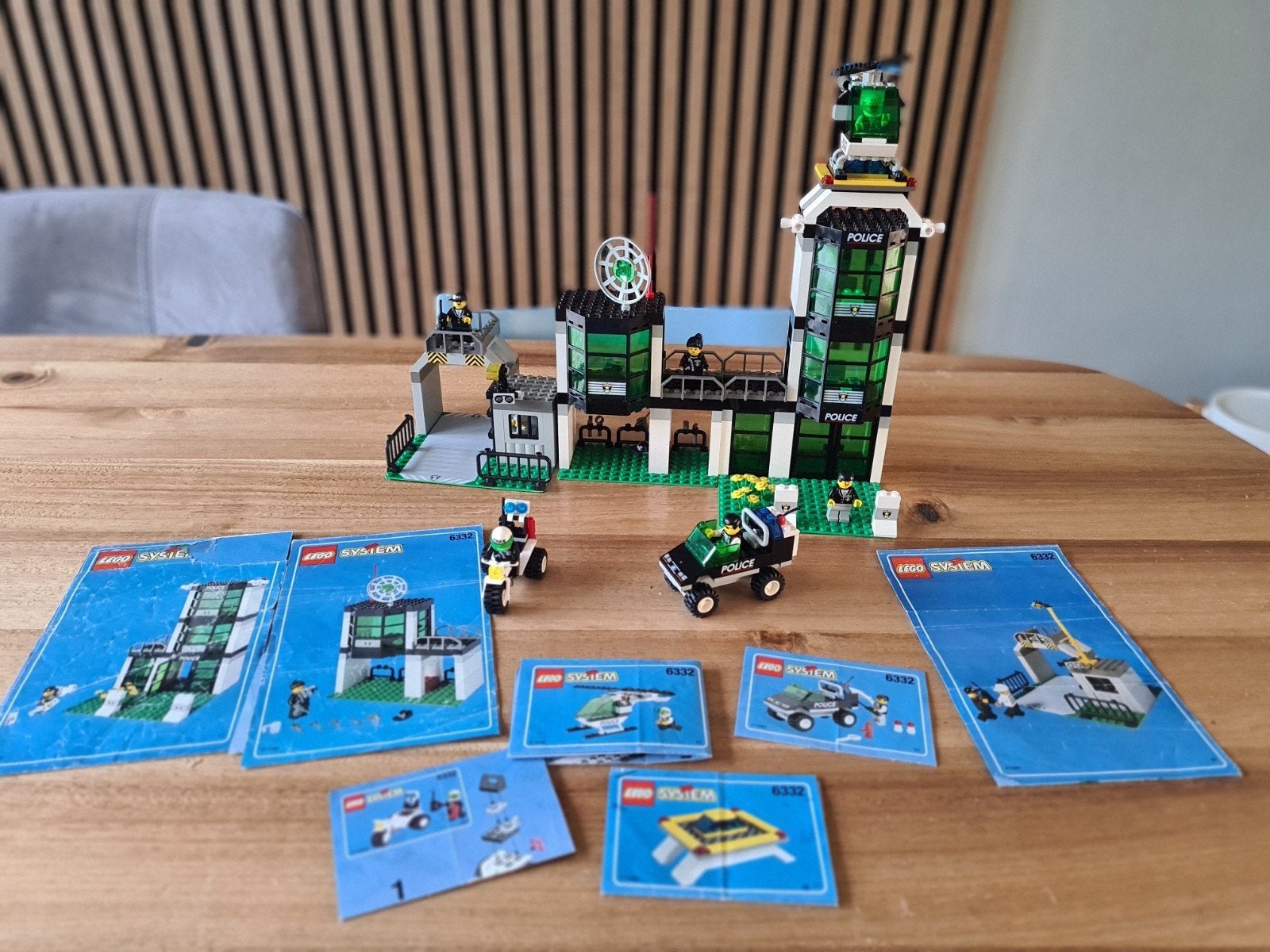 LEGO System 6332 Command Center Politiebureau, Ophalen of Verzenden, Gebruikt