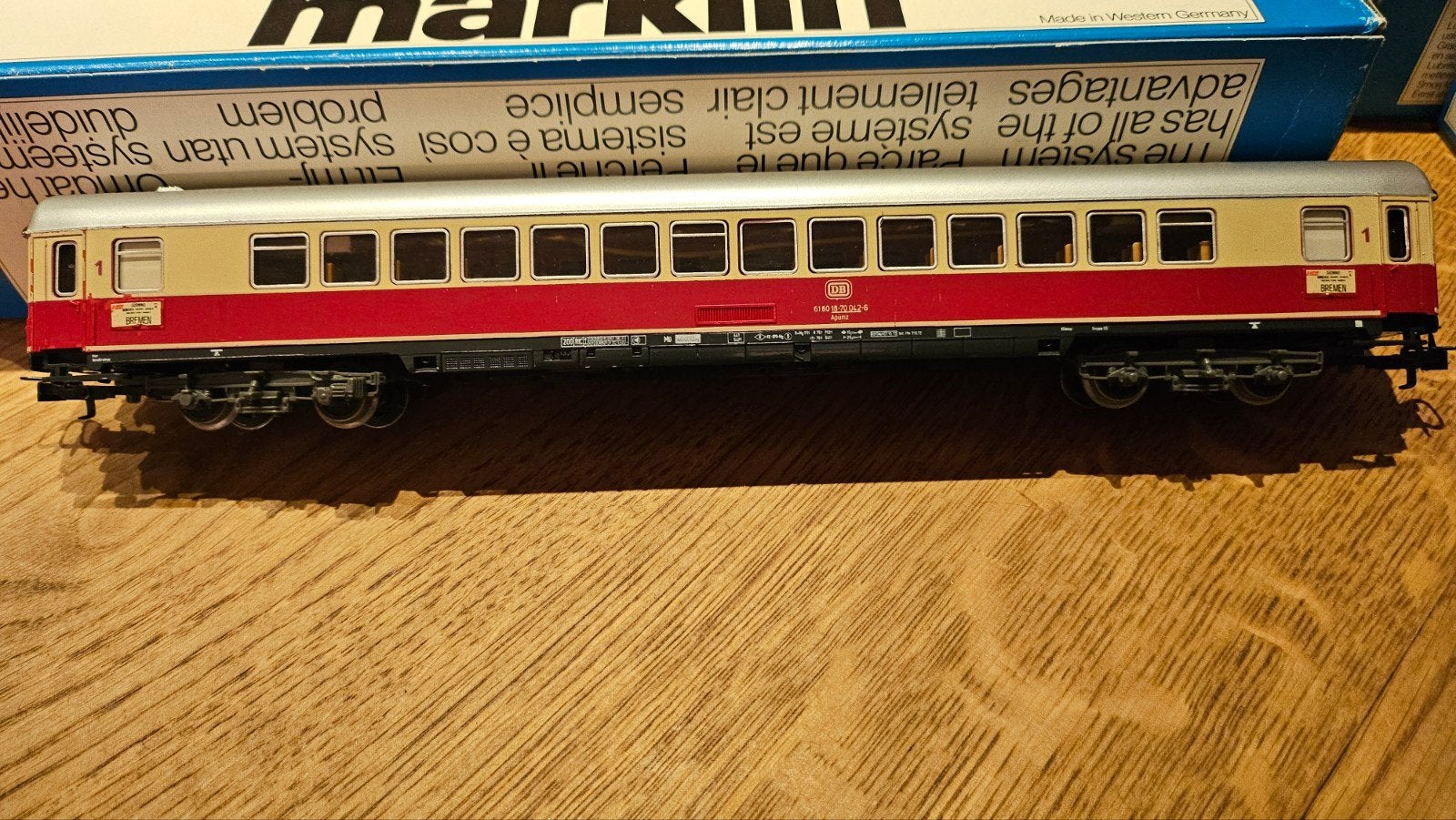 Märklin HO 4096 DB Personenrijtuig, Hobby en Vrije tijd, Modeltreinen | H0, Wisselstroom, Wagon, Ophalen of Verzenden, Zo goed als nieuw