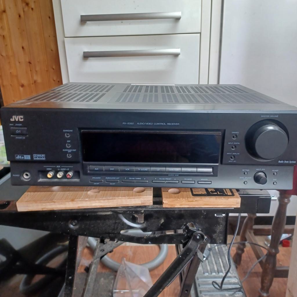 JVC Receiver RX-5060B - Zonder afstandsbediening, Audio, Tv en Foto, Versterkers en Receivers, Ophalen, Gebruikt, JVC, 60 tot 120 watt