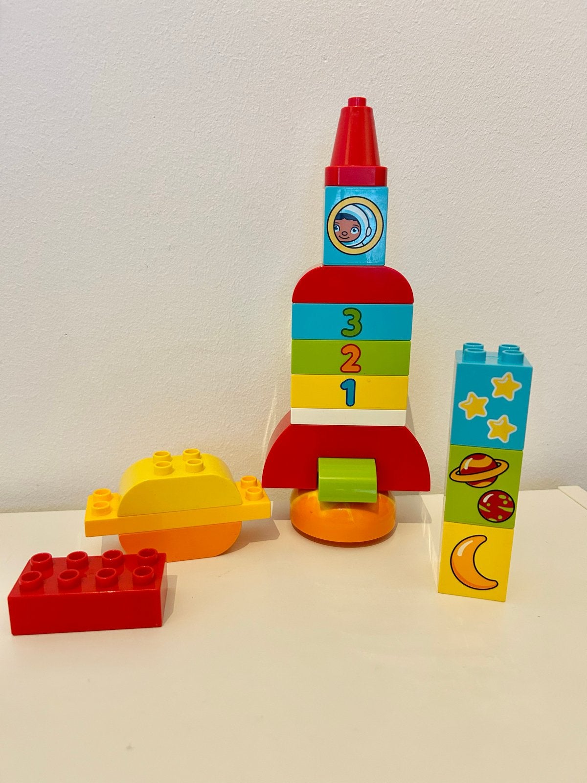 Duplo 10815 Mijn Eerste Raket - Ruimte avontuur, Gebruikt, Overige thema's, Ophalen of Verzenden, Compleet