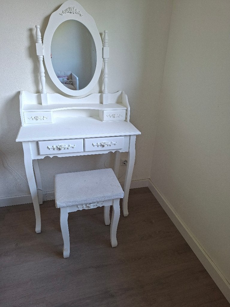 Kaptafel / make up tafel, Ophalen, Gebruikt, 100 tot 150 cm, 50 tot 100 cm
