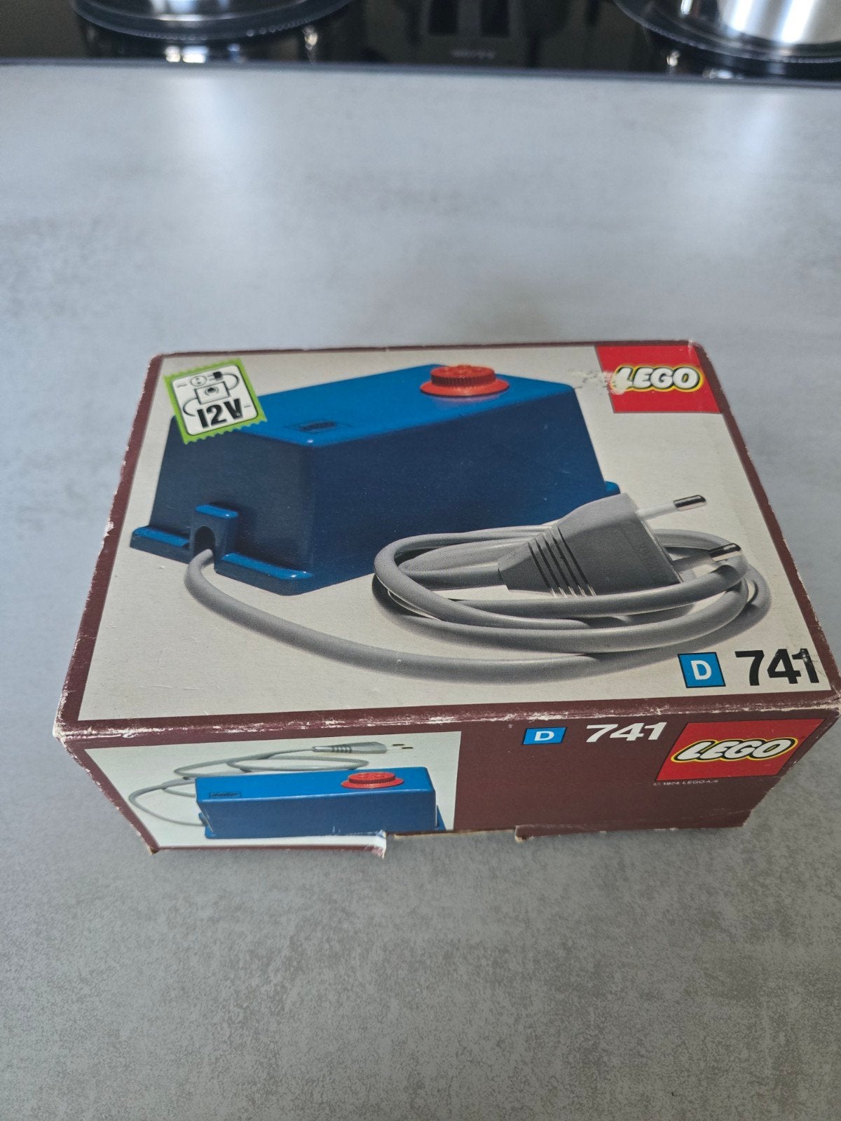 Lego Trein Transformator 12V (Set 741) met doos, Gebruikt, Overige thema's, Lego, Accessoire