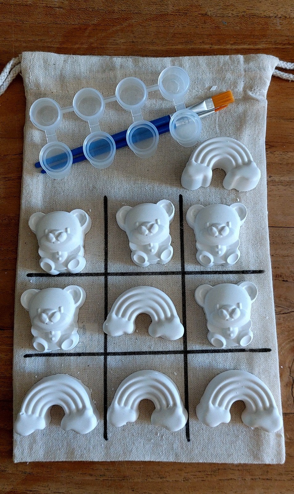 tic tac toe, 3 op een rij, boter kaas en eieren, diy, Ophalen of Verzenden, Nieuw