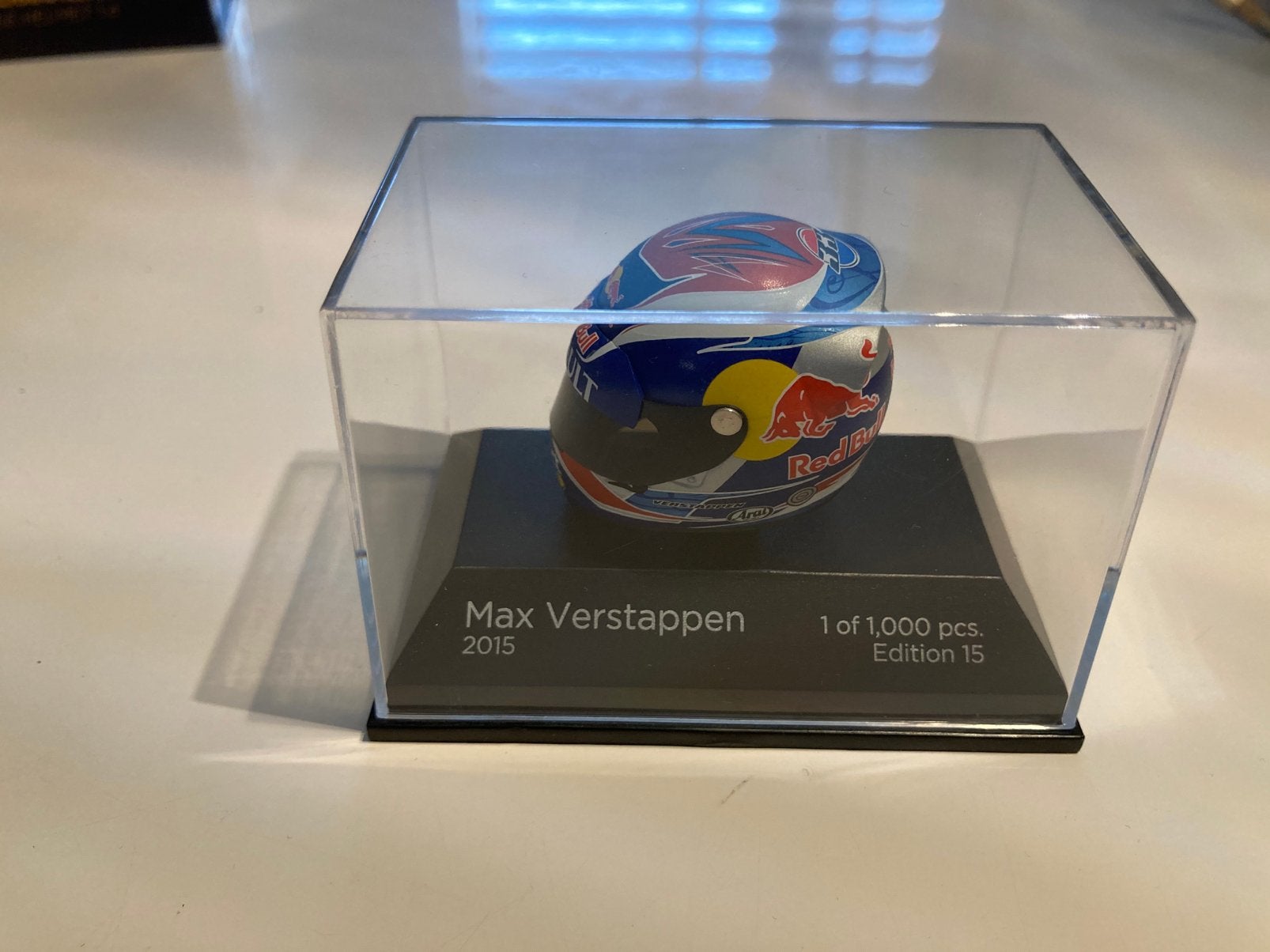 Max Verstappen helm 2015, Ophalen of Verzenden, Zo goed als nieuw, Formule 1