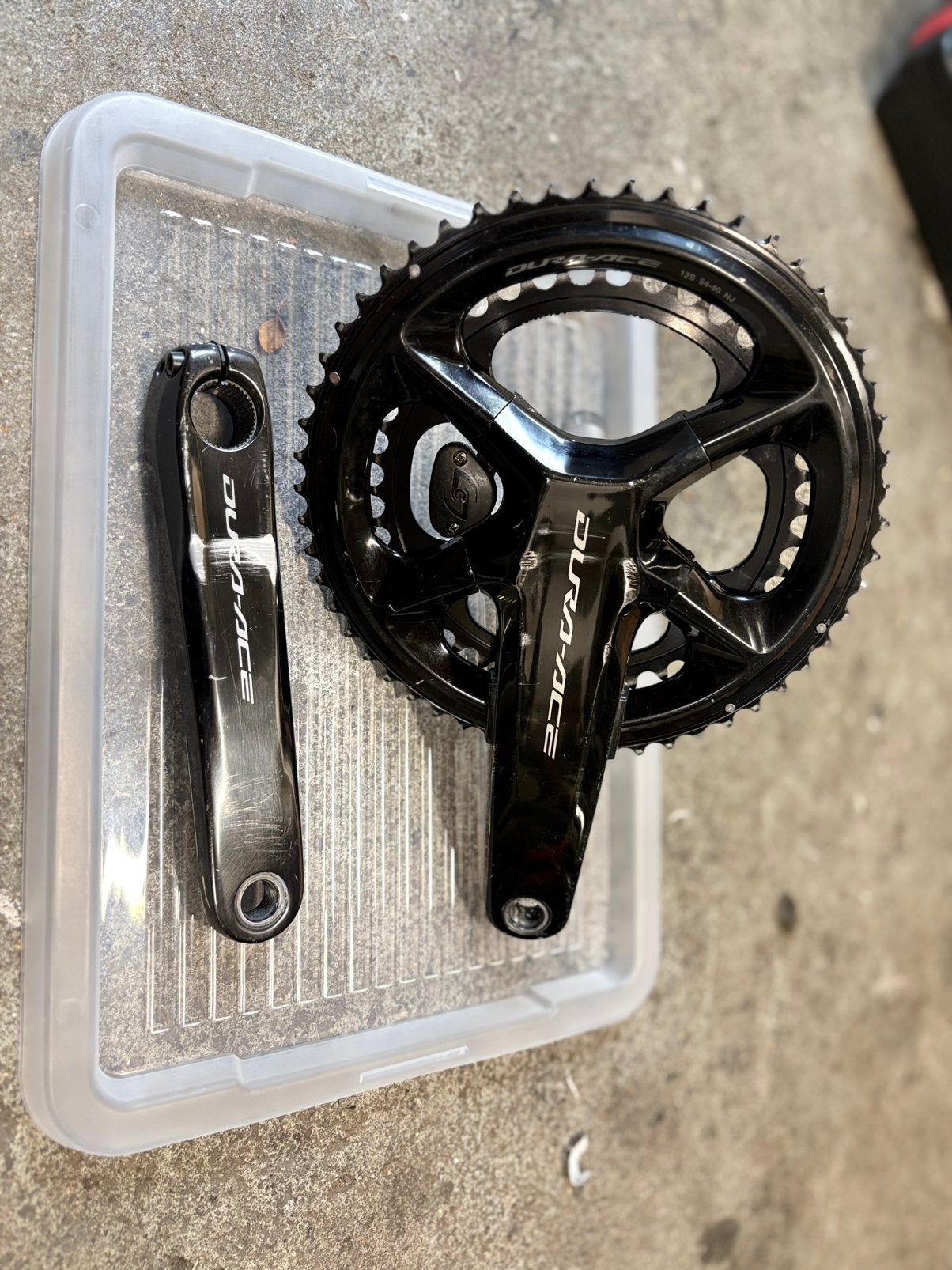Shimano Dura-ace R9200 172.5 powermeter crankset dubbel, Ophalen of Verzenden, Zo goed als nieuw