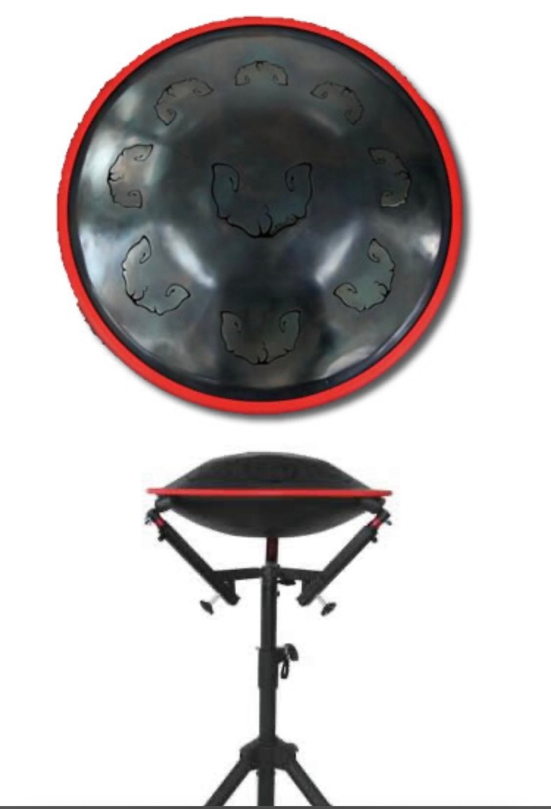 Butterfly drum D-minor/Handpan met standaard en opbergtassen, Ophalen of Verzenden, Gebruikt, Overige soorten