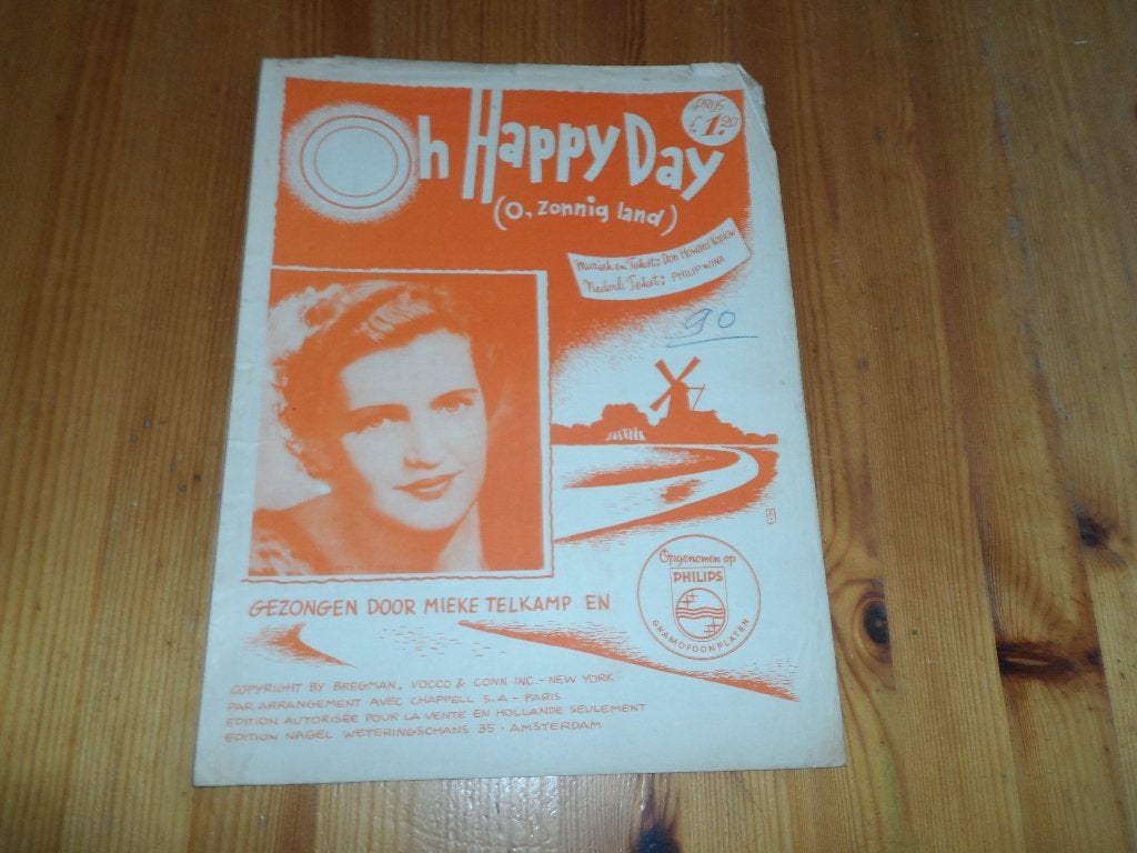Oh happy day - don howard koplow - mieke telkamp, Gebruikt, Gitaar, Ophalen of Verzenden, Artiest of Componist