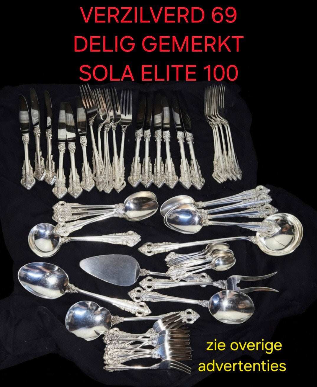 Foto 11 van Sola elite florence bestek 102 - 50 delig en VERZILVERD!!