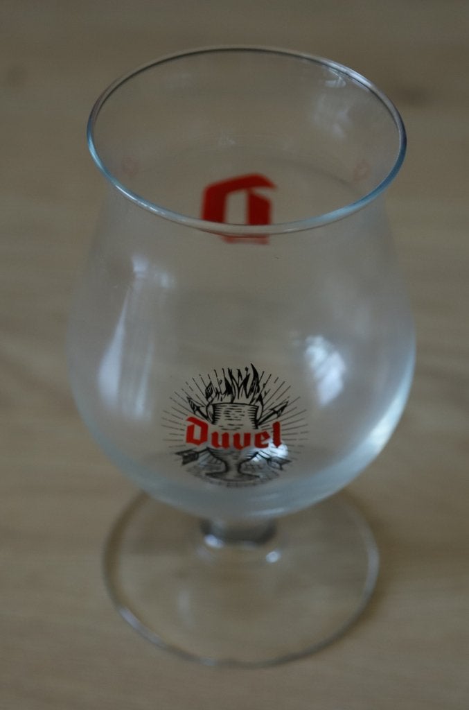Bierglas Duvel, Ophalen of Verzenden, Zo goed als nieuw, Glas of Glazen, Duvel