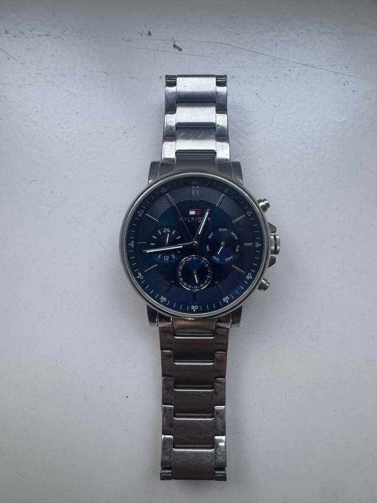 Tommy Hilfiger horloge amper gedragen!, Sieraden, Tassen en Uiterlijk, Horloges | Heren, Overige merken, Staal, Polshorloge, Ophalen of Verzenden
