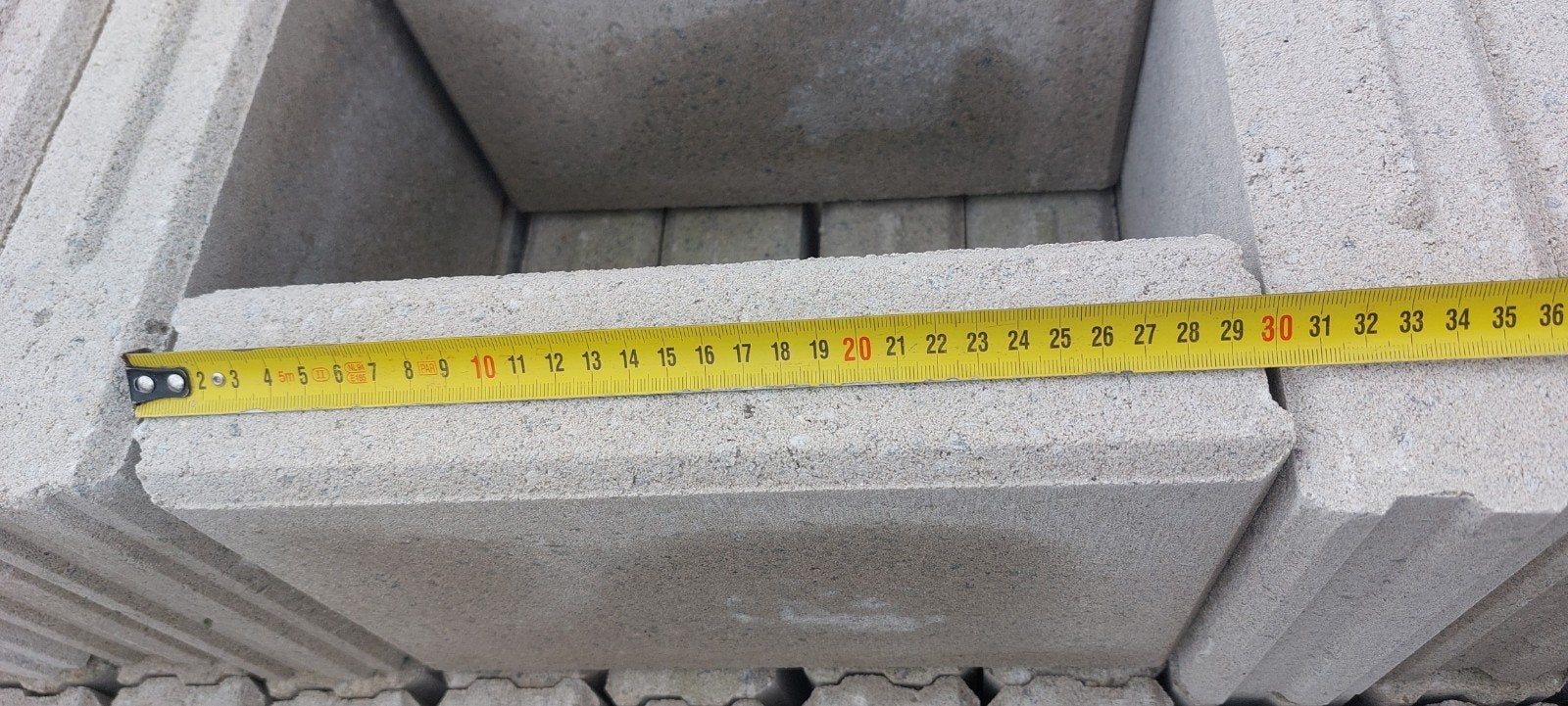 208 st BIA Lijmbetonblokken Vellingkant 29,7x7x19,8cm, Ophalen, Nieuw, Beton