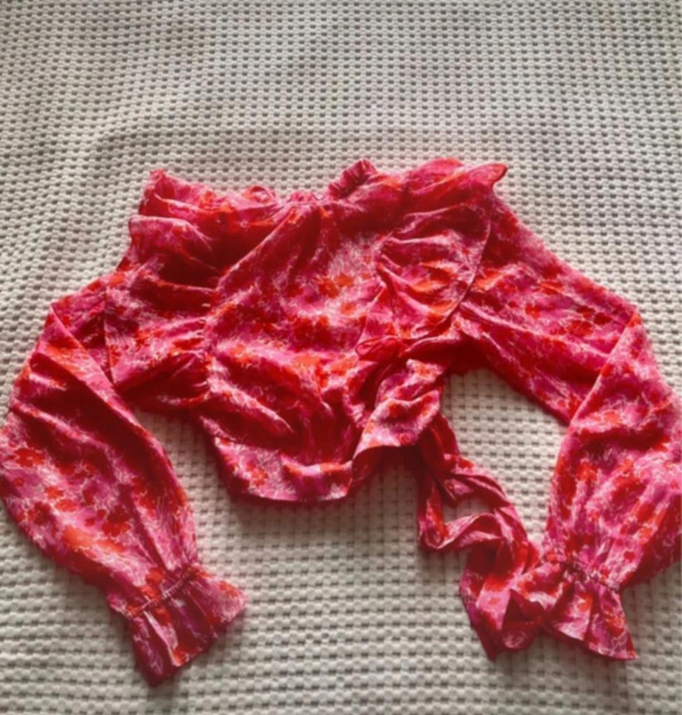Olivia & Kate crop top maat L, aanpasbaar, Kleding | Dames, Ophalen of Verzenden, Zo goed als nieuw, Roze