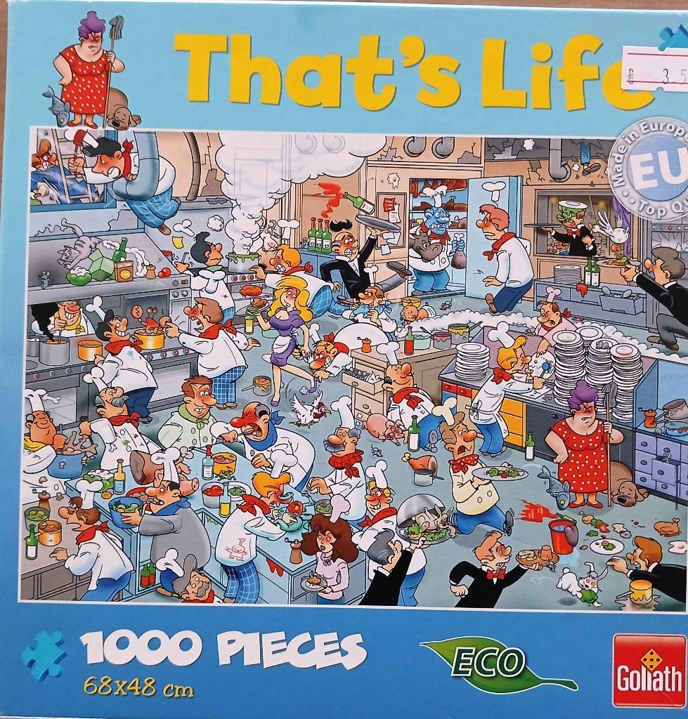 2x Comic Puzzels (2x 1000st), Hobby en Vrije tijd, Denksport en Puzzels, Ophalen, 500 t/m 1500 stukjes, Zo goed als nieuw, Legpuzzel