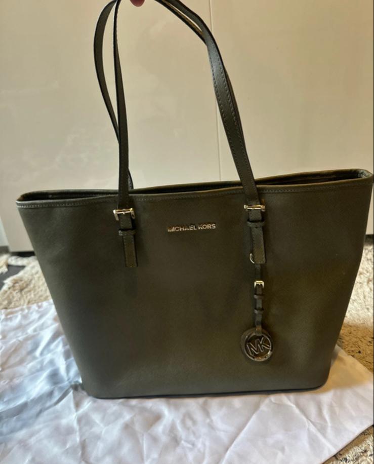 Michael Kors tas, Sieraden, Tassen en Uiterlijk, Tassen | Damestassen, Ophalen of Verzenden, Zo goed als nieuw, Groen, Shopper